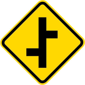 Placa de trânsito A-11a