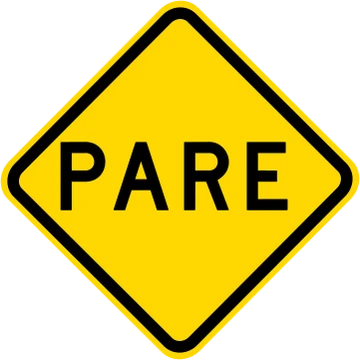Placa de trânsito A-15