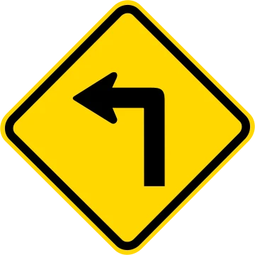 Placa de trânsito A-1a