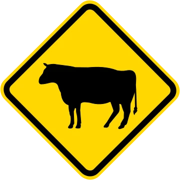 Placa de trânsito A-35