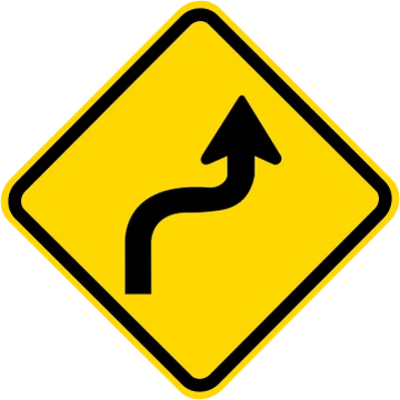 Placa de trânsito A-4b