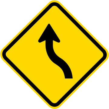 Placa de trânsito A-5a