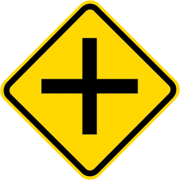 Placa de trânsito A-6