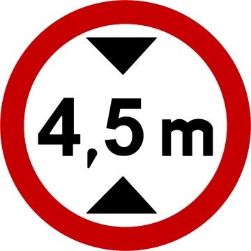 Placa de trânsito R-15