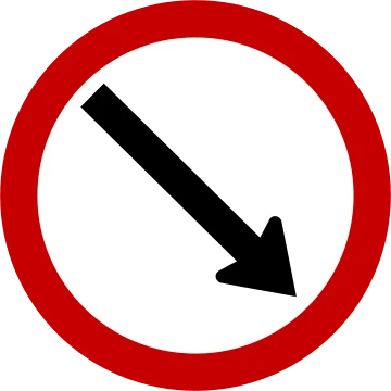 Placa de trânsito R-24b