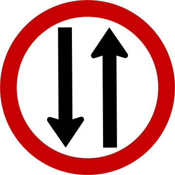 Placa de trânsito R-28