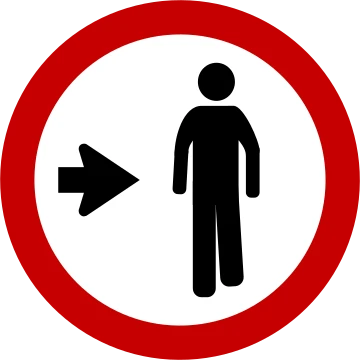 Placa de trânsito R-31